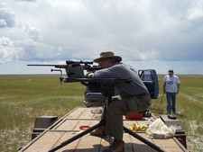 John came clear from England to hunt prairie dogs with Redbone Outfitting. Hunt for 3-4 days with an experienced guide while staying at our comfortable hunting camp in Zortman, MT.